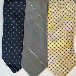 Men's Necktie Set of 3 100% Silk Business Casual Dinner Date MobBoss